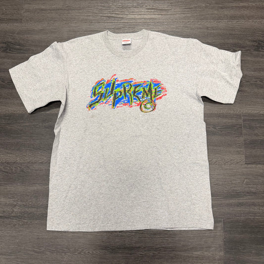 Supreme Grey Tee