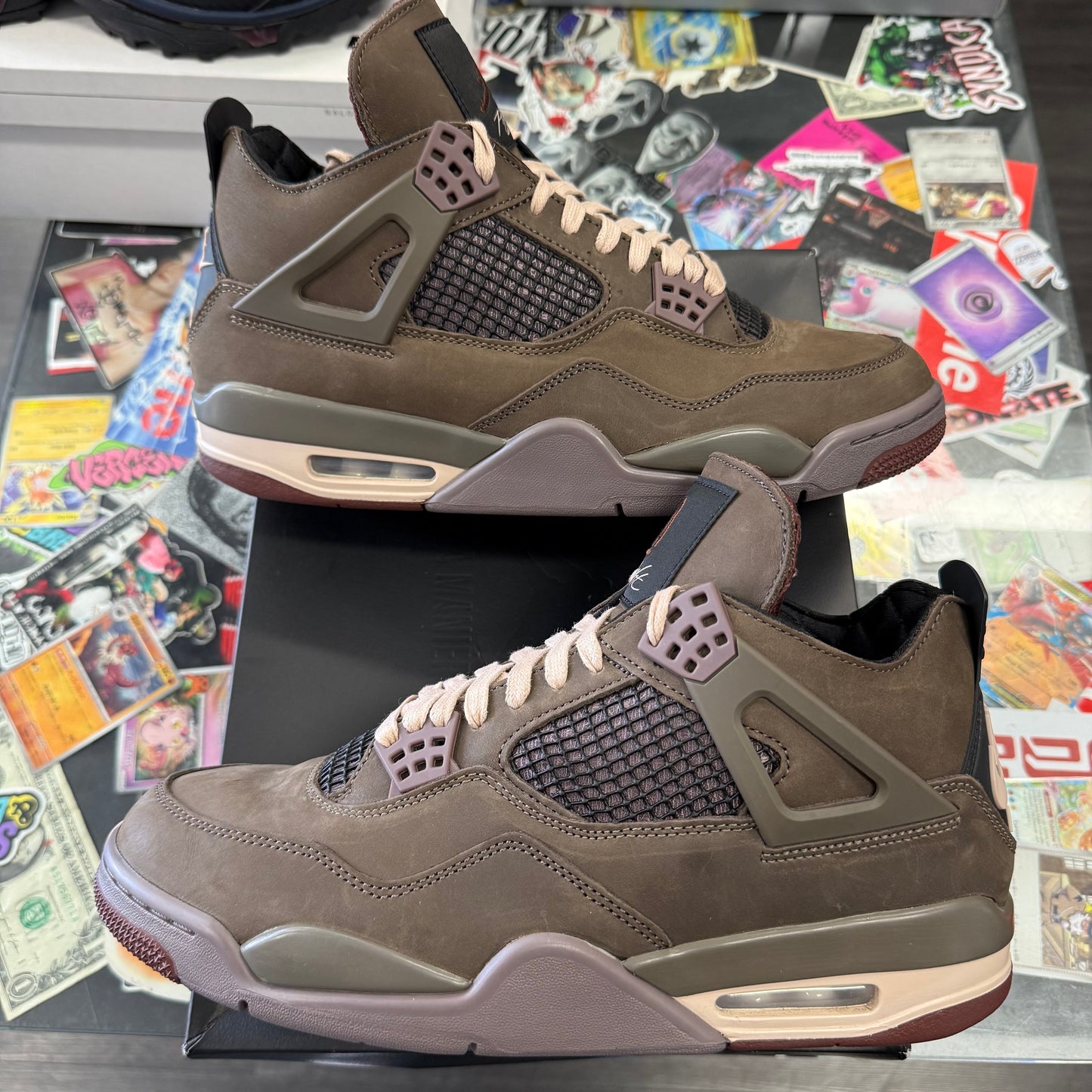 Jordan 4 Retro SP A Ma Maniére Dark Mocha U10.5