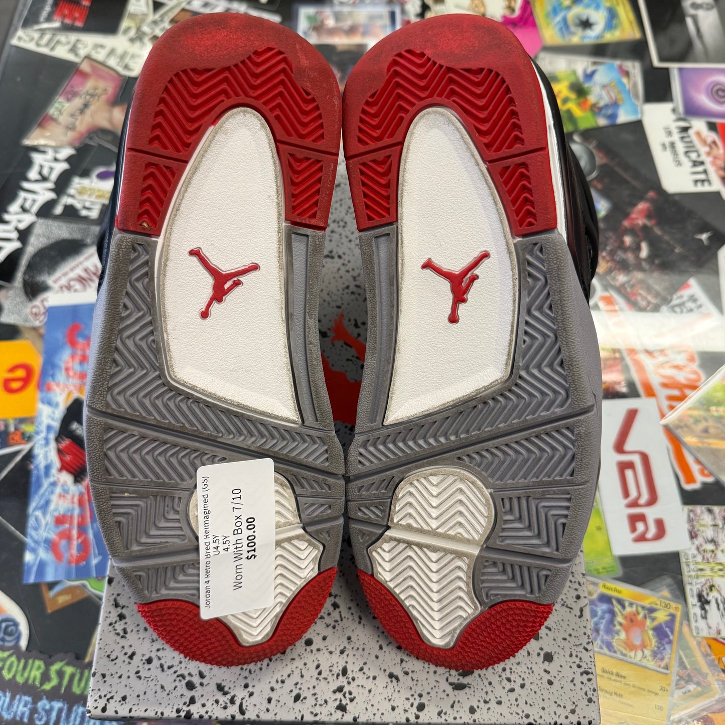 Jordan 4 Retro Bred Reimagined (GS) U4.5Y