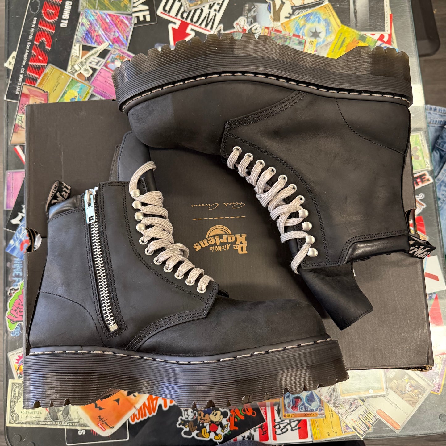 Dr. Martens 1460 DRKSHDW Quad Sole Steel Toe Boot