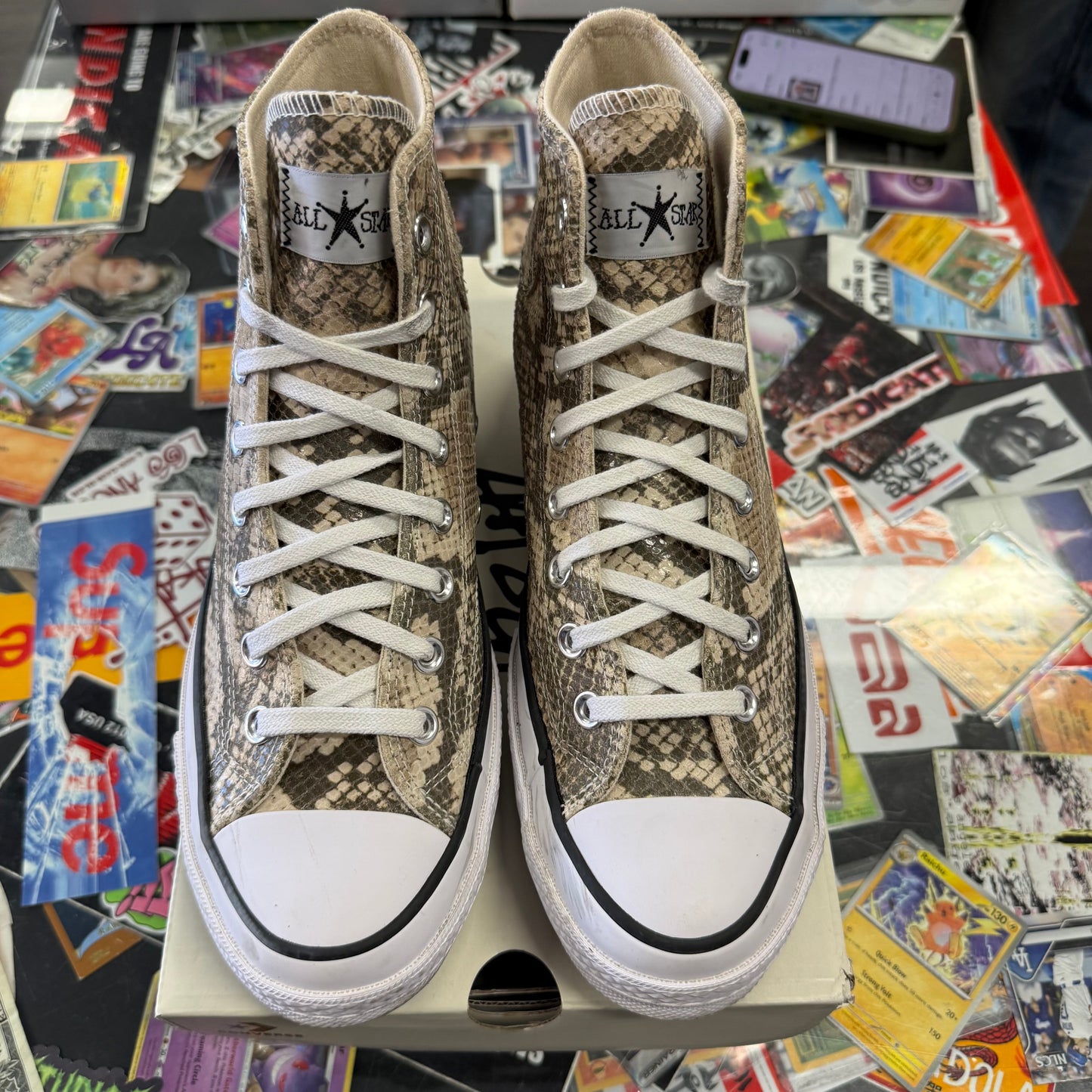 Converse Chuck Taylor All Star 70 Hi Stussy Snakeskin