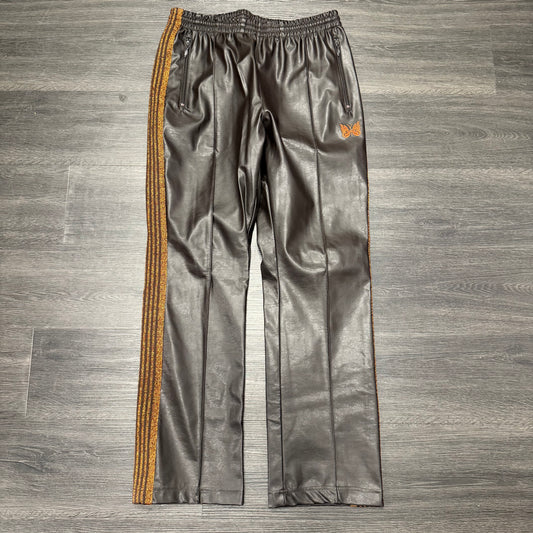 Needles Brown Leather Pants