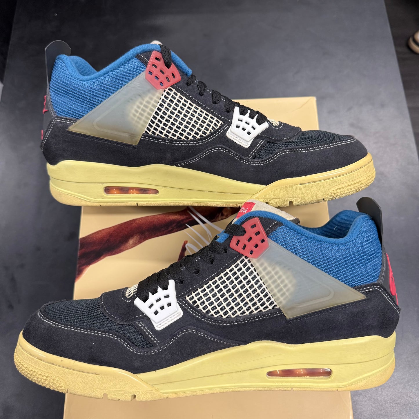 Jordan 4 Retro Union Off Noir U13