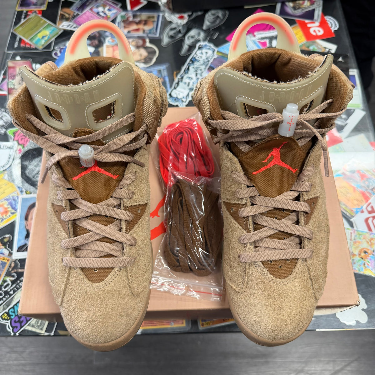 Jordan 6 Retro Travis Scott British Khaki U9