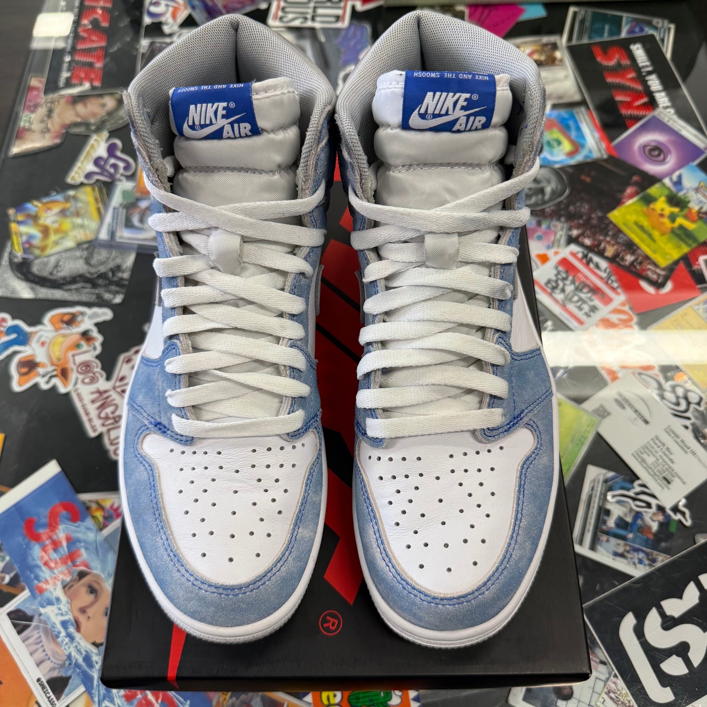 Jordan 1 Retro Hyper Royal Smoke Grey U8