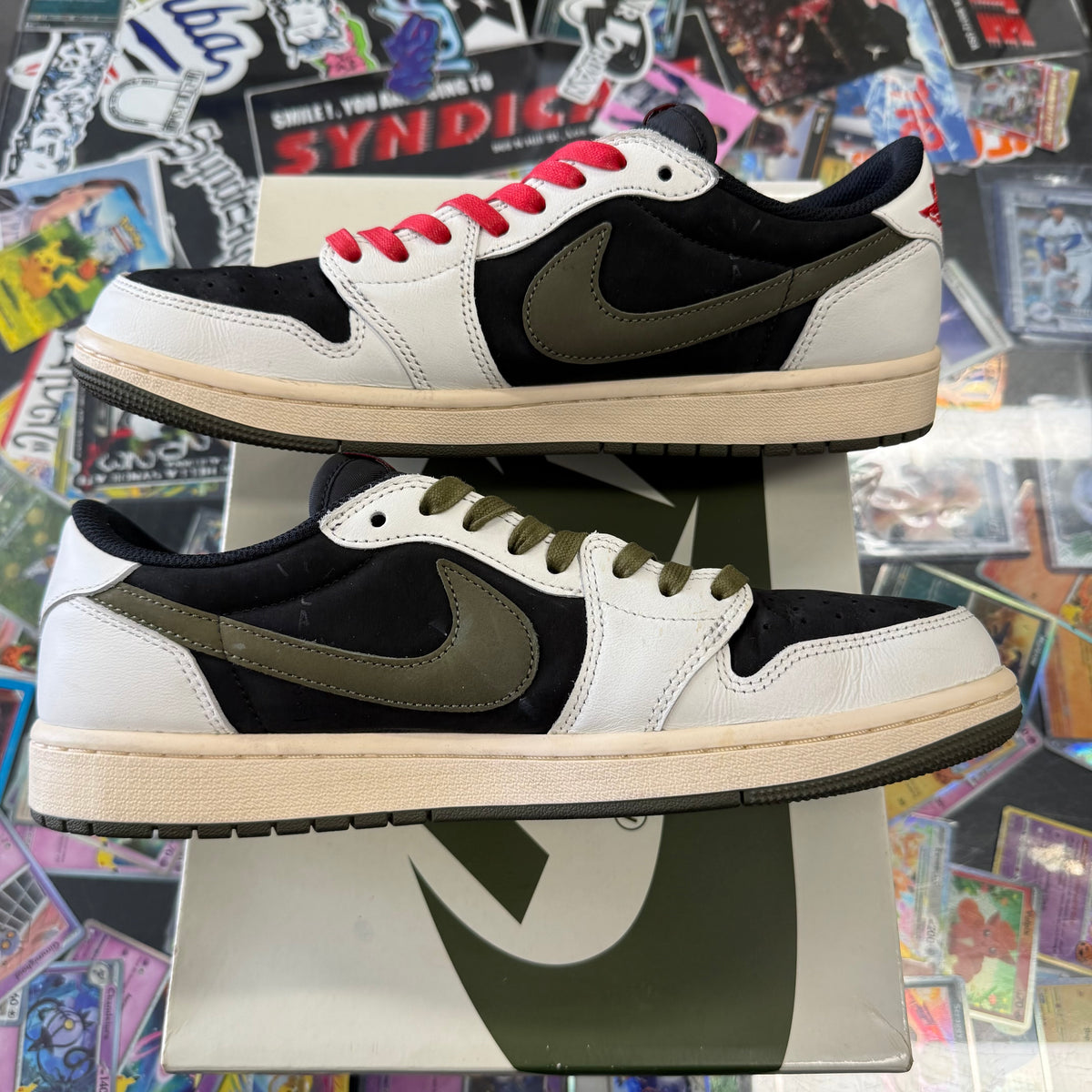 Jordan 1 retro low Travis Scott olive (women’s) U11W