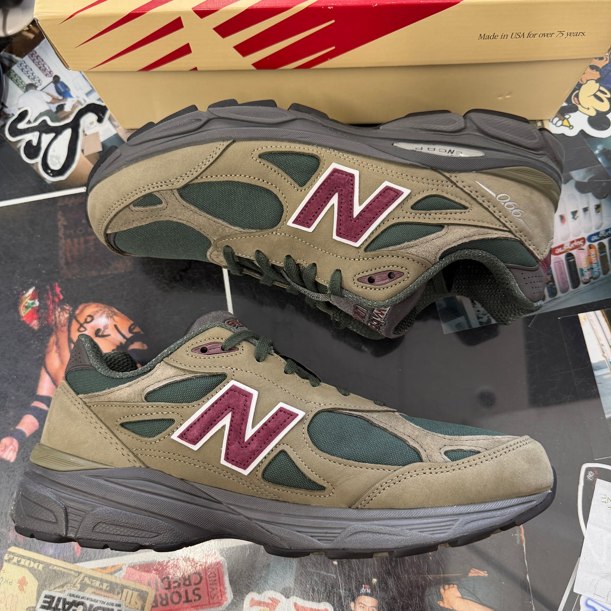 New Balance 990V3 Teddy Santis Green Purple U11