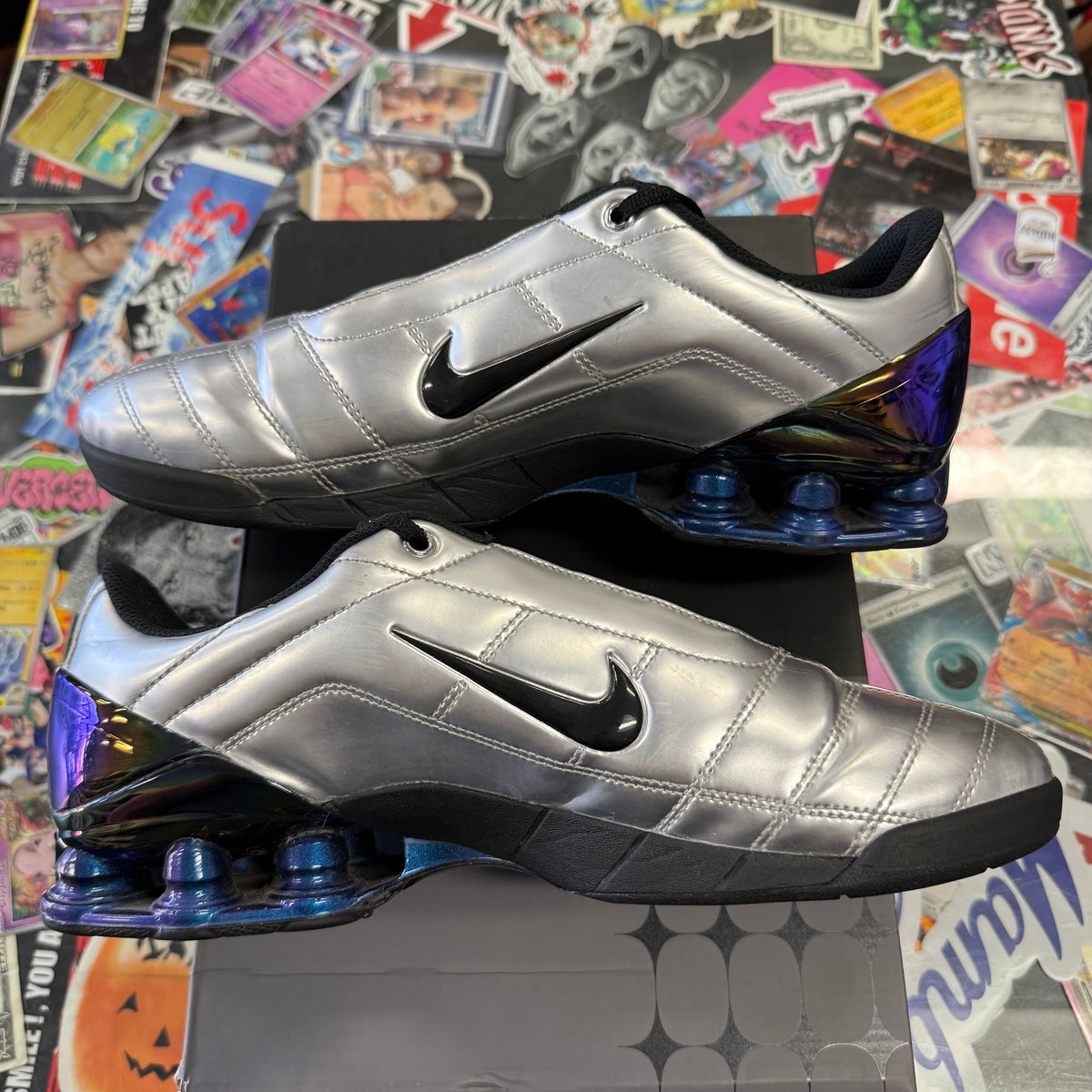 Nike Total 90 Secutor Shox Magis Maha Amsterdam Metallic Silver Womens