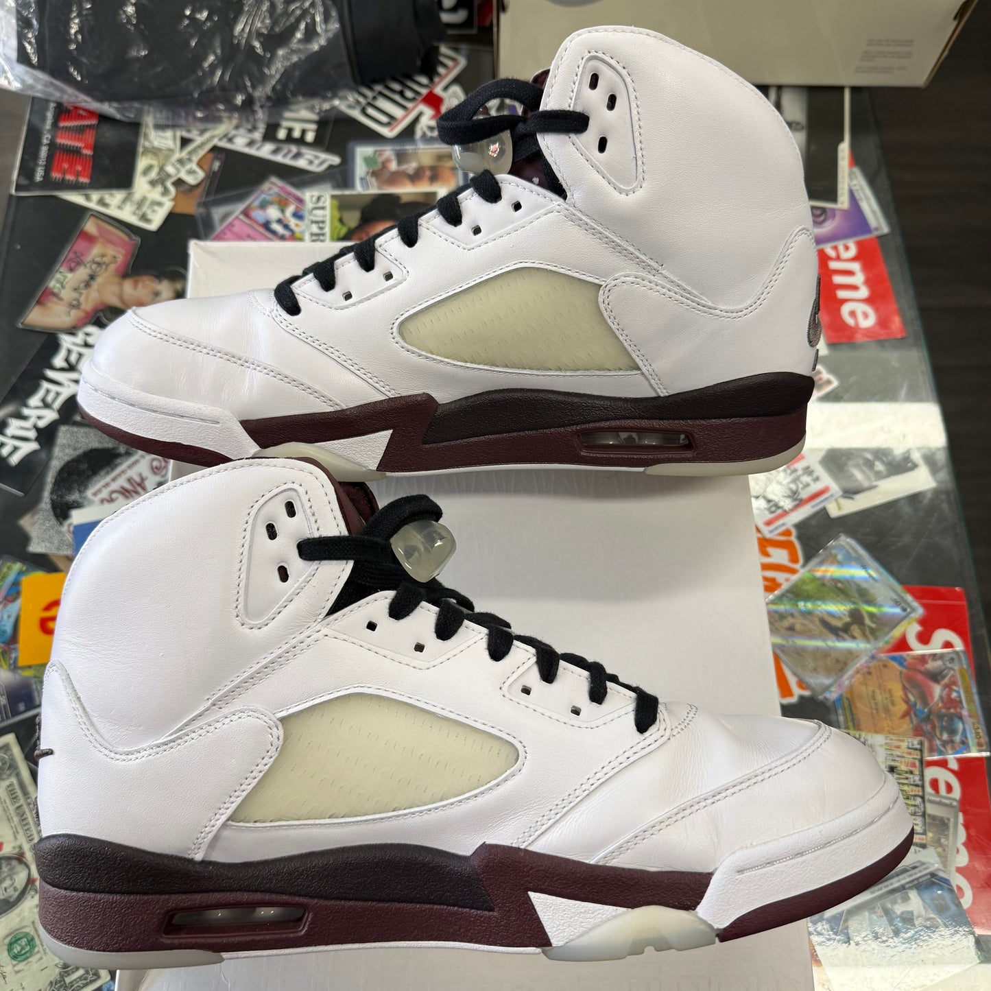 Jordan 5 Retro A Ma Maniére Burgundy Crush U13