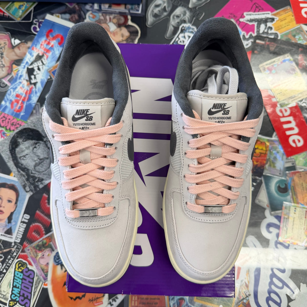Nike SB Air Force 1 Low Yuto Horigome White Iron Grey