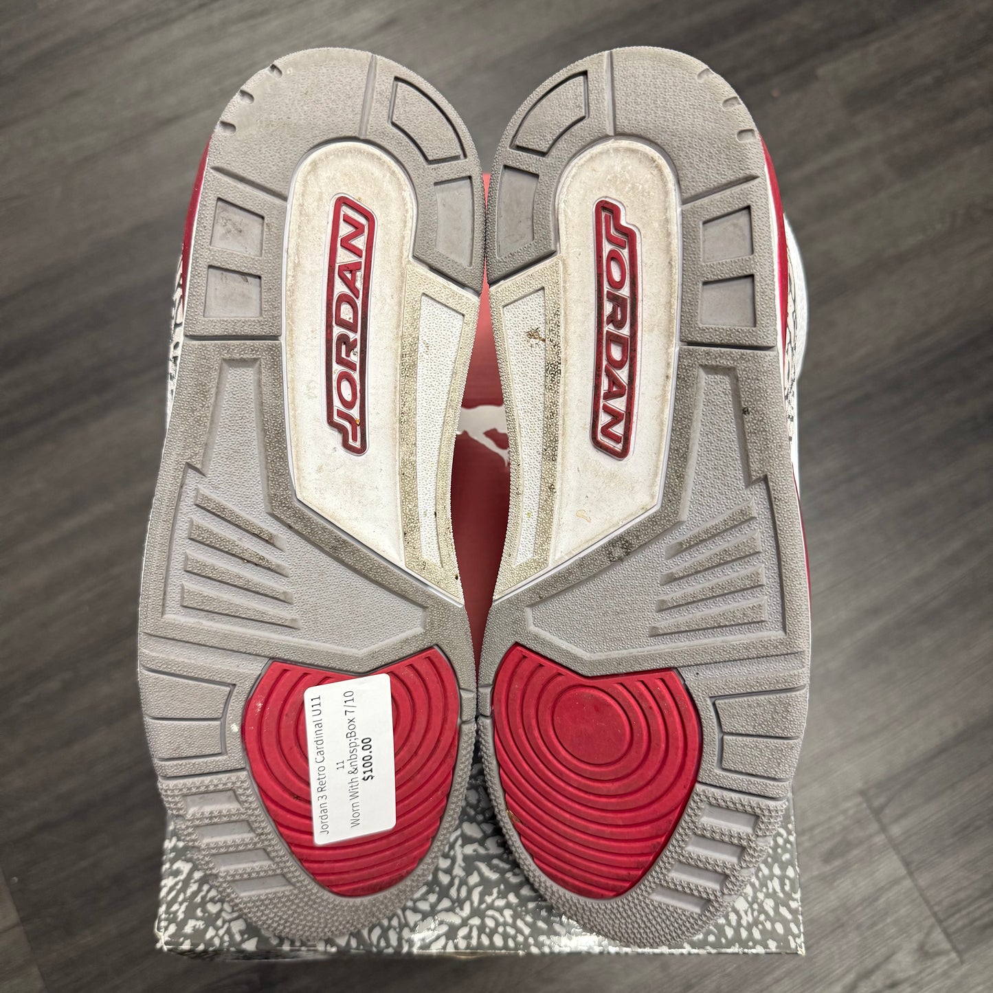 Jordan 3 Retro Cardinal U11