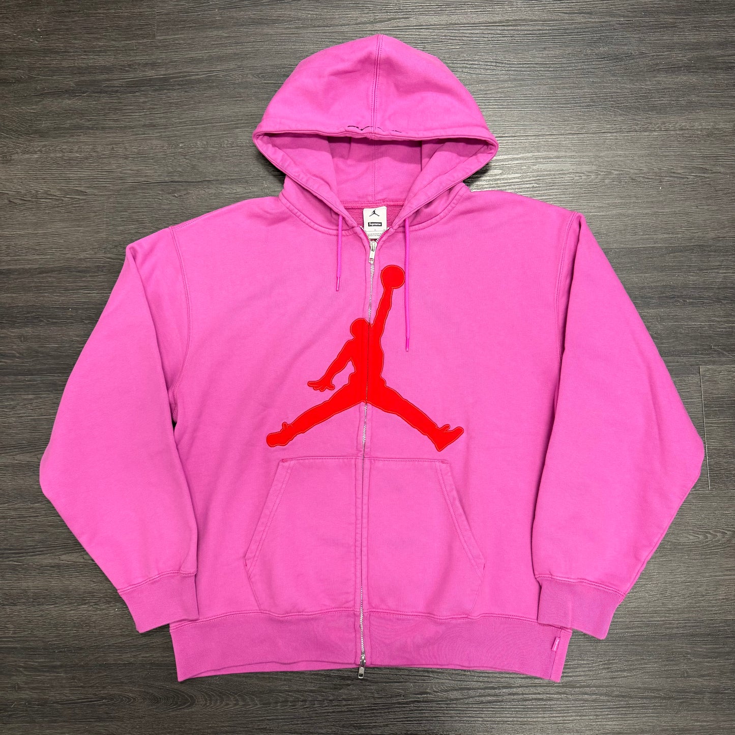 Supreme Jordan Hooded Sweatshirt (SS26) Pink