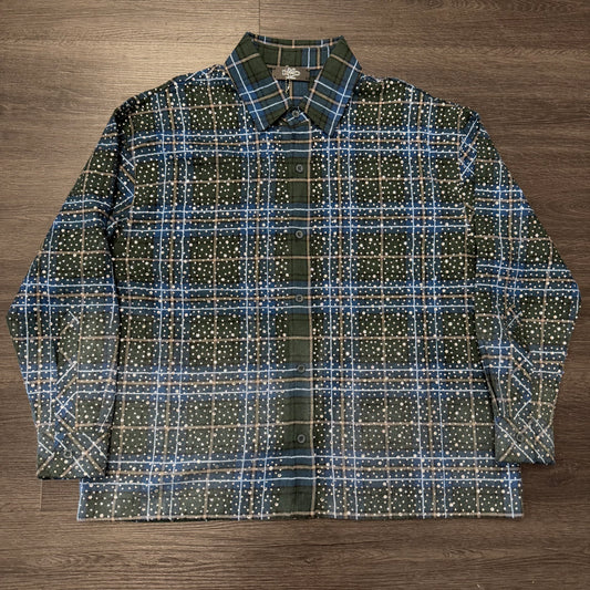 Happy Memories HMDD Crystal Flannel Green Blue