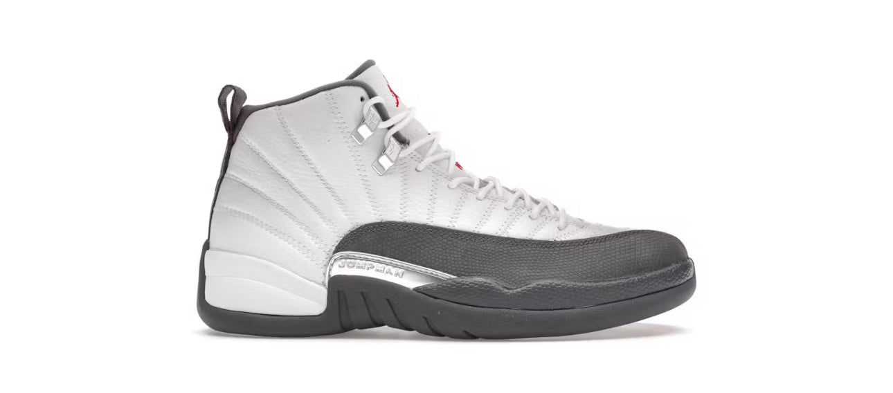 Jordan 12 Retro White Dark Grey