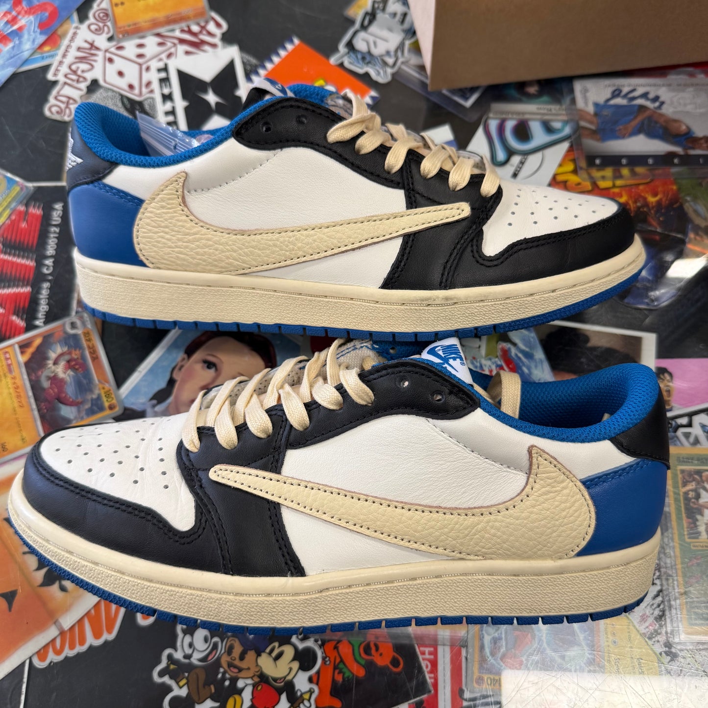 Jordan 1 Retro Low Fragment Travis Scott U6.5