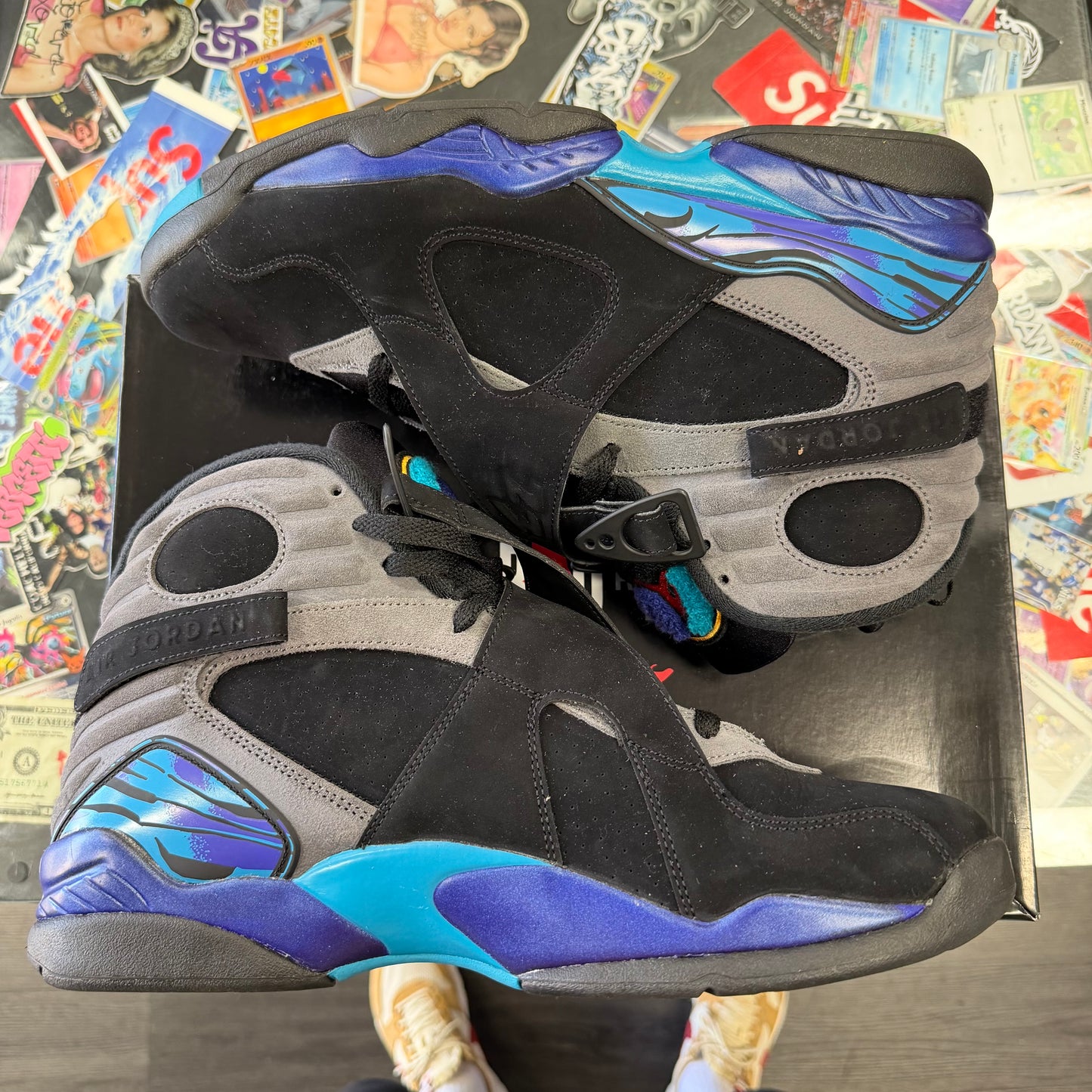 Jordan 8 Retro Aqua 2025 U13
