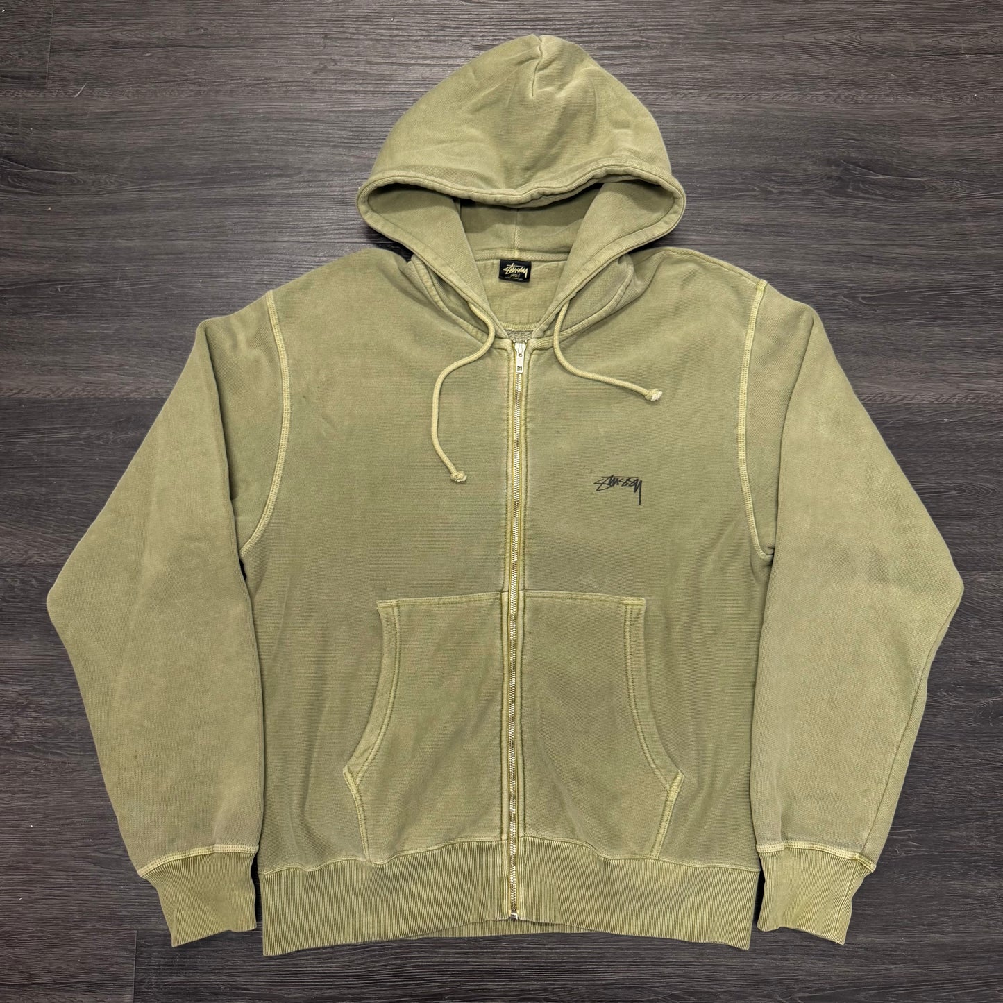 Stussy Olive Zip Up