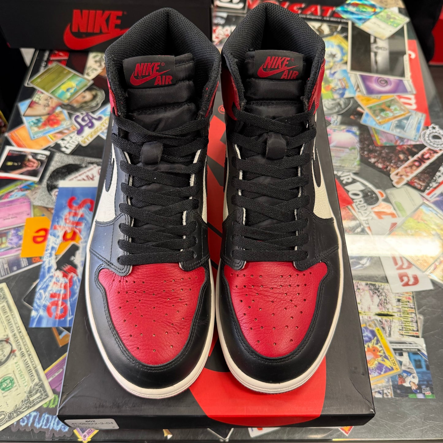 Jordan 1 Retro Bred Toe U10