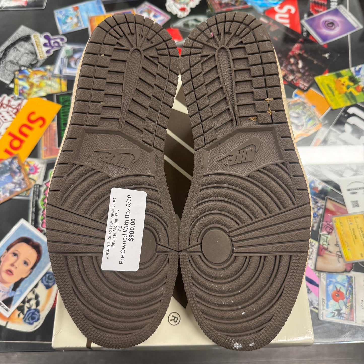 Jordan 1 Retro Low Travis Scott Reverse Mocha U7.5
