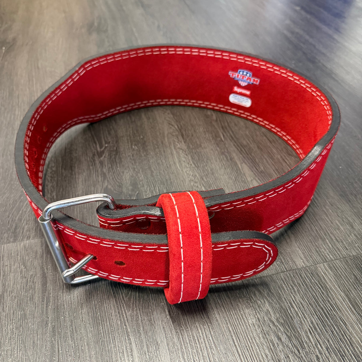 Supreme Titan Weight Belt Red