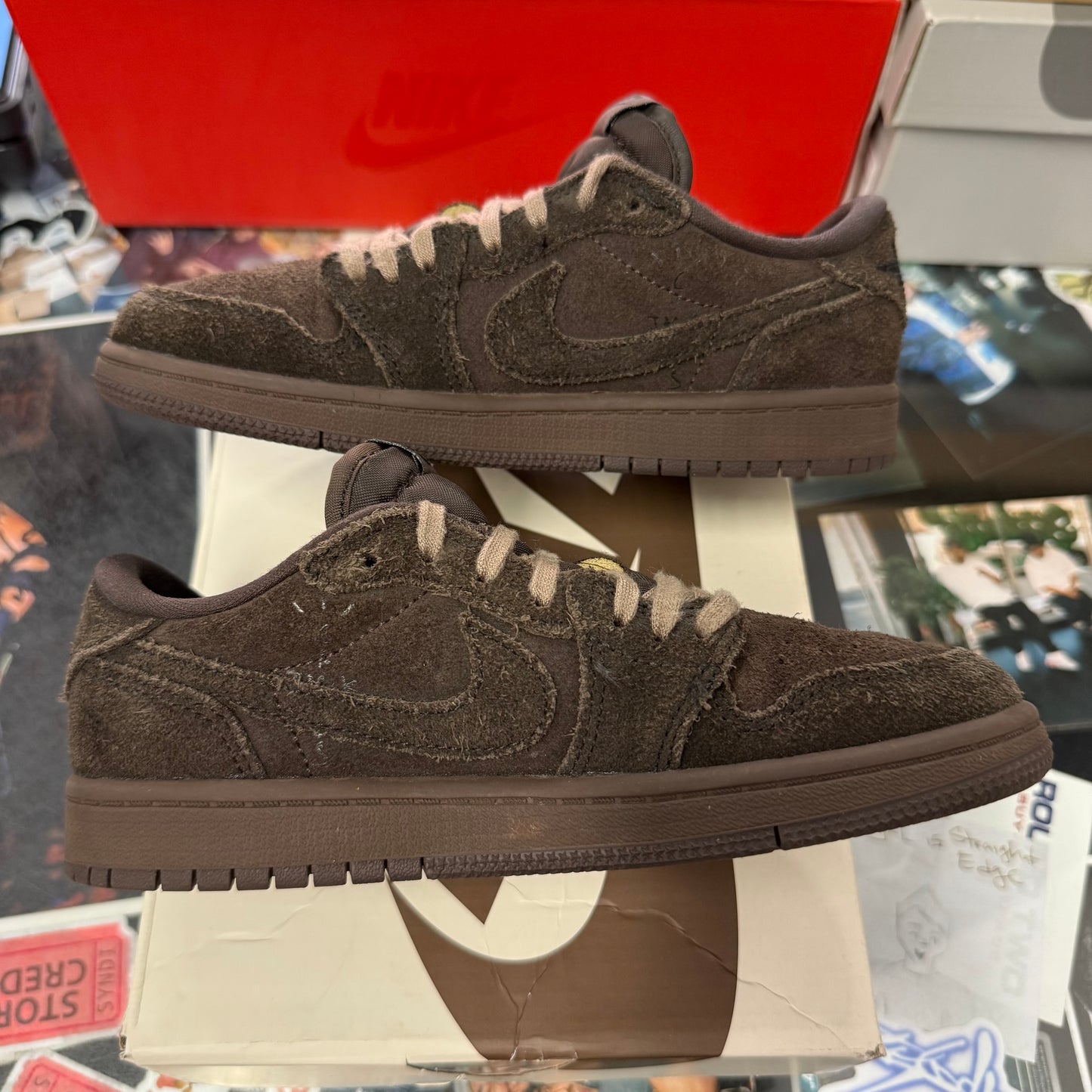 Jordan 1 Retro Low OG SP Travis Scott Velvet Brown (PS) U1.5Y