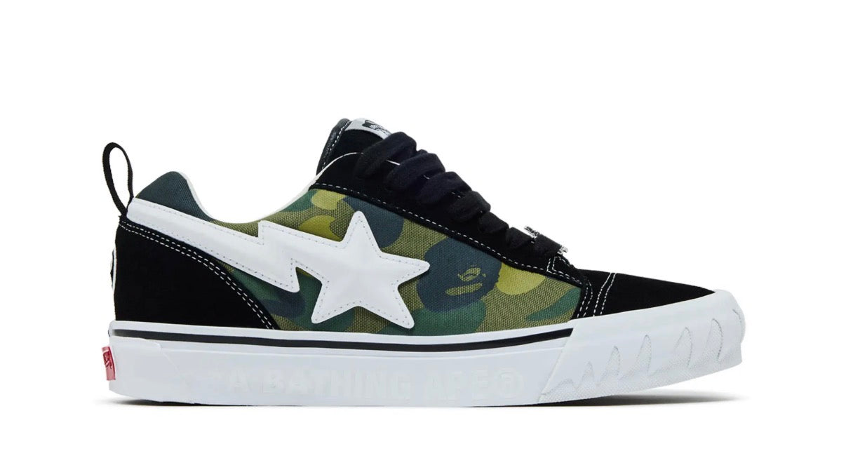 Vans Knu Skool Bape Camo Green