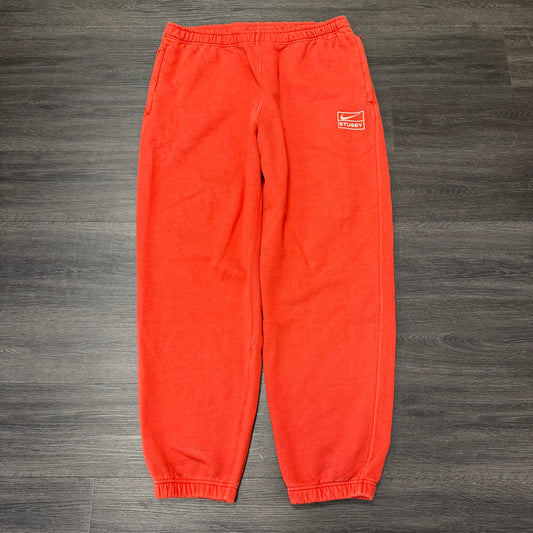 Stussy Nike Sweatpants Red
