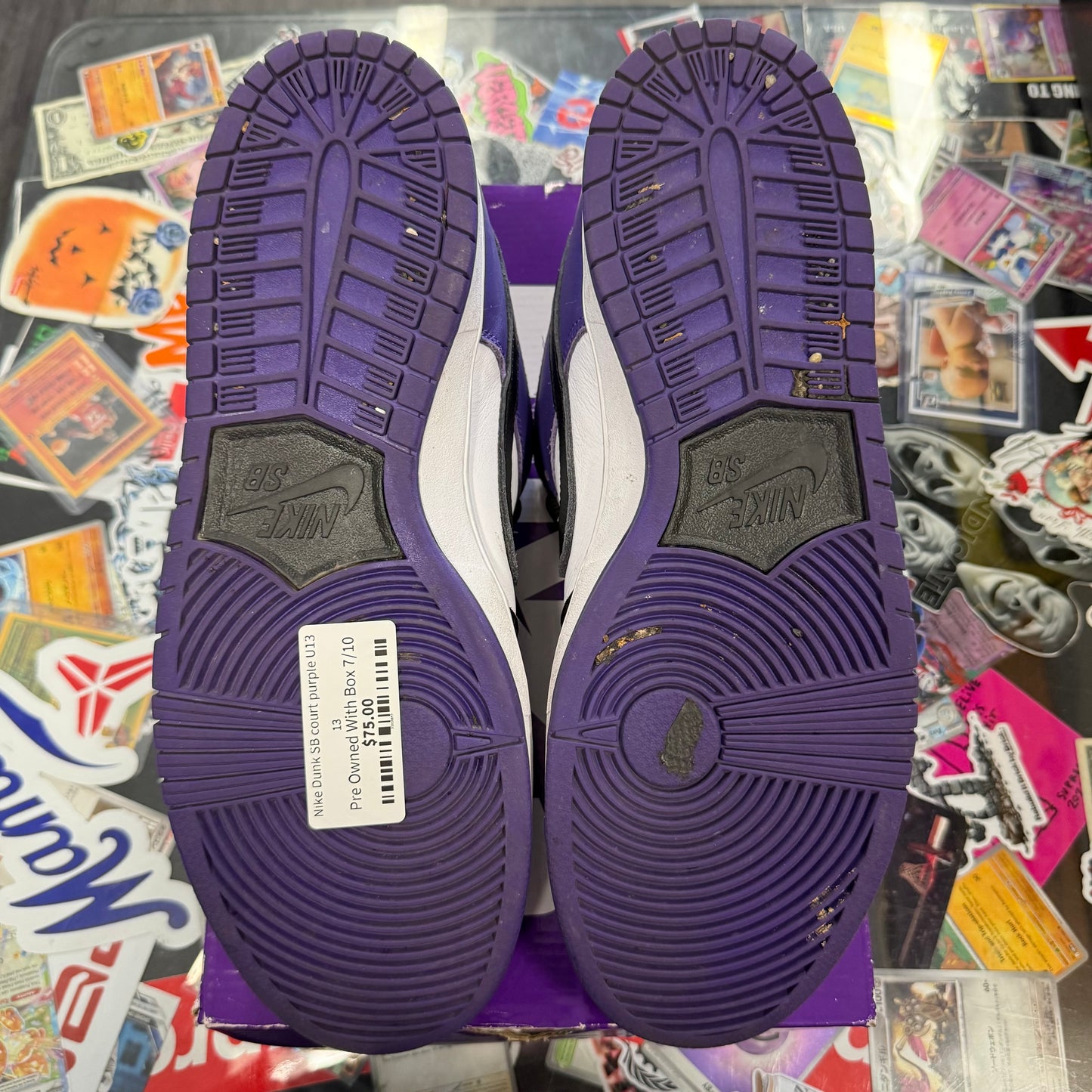 Nike Dunk SB court purple U13