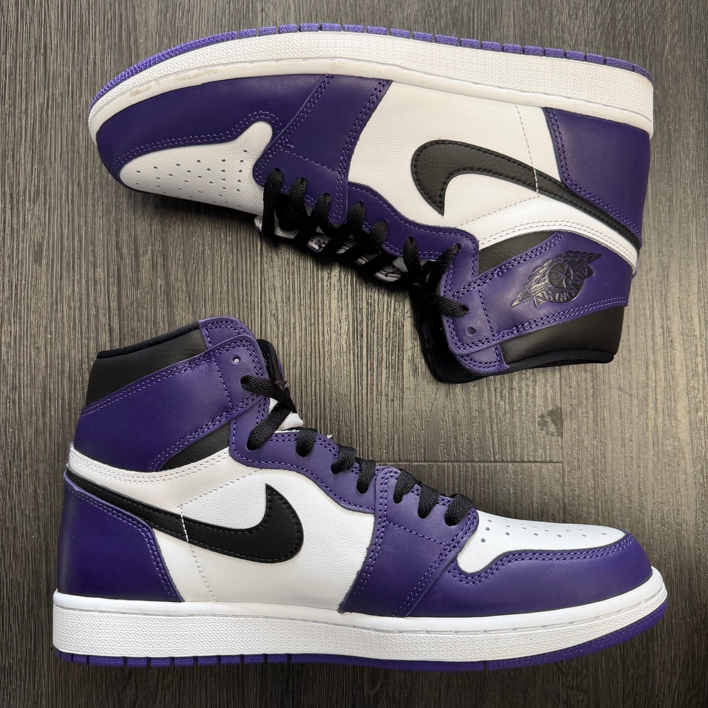 Jordan 1 Retro High Court Purple White U10