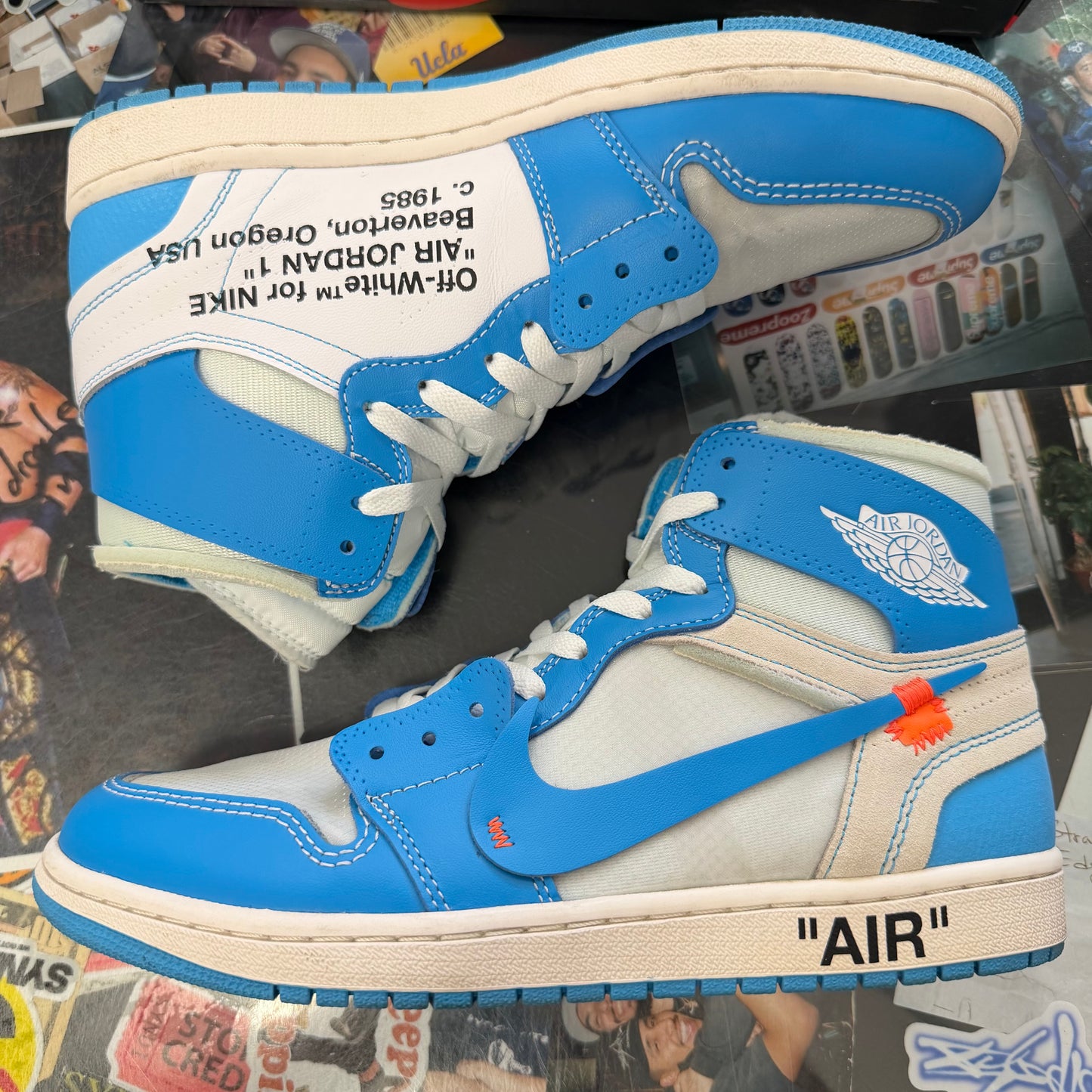 Jordan 1 Retro Off White University Blue U10