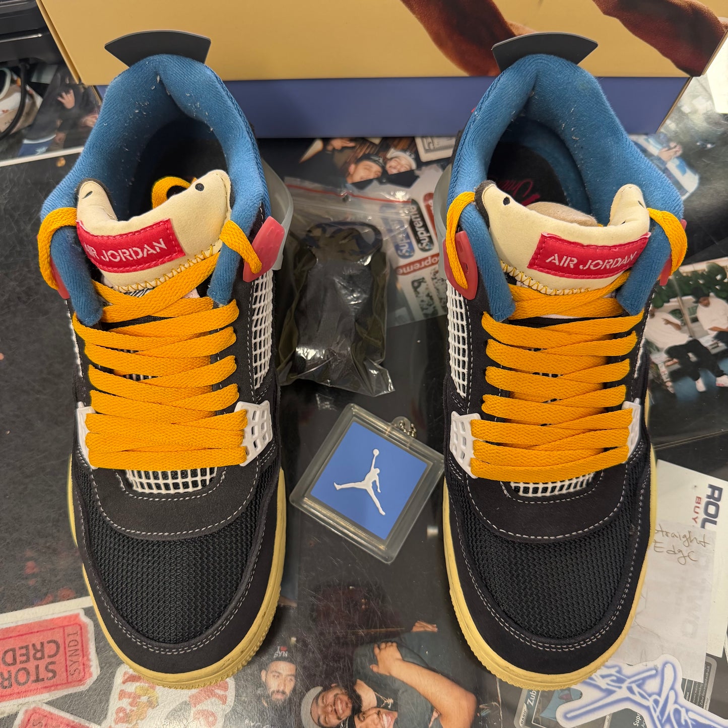 Jordan 4 Retro Union Off Noir U8.5
