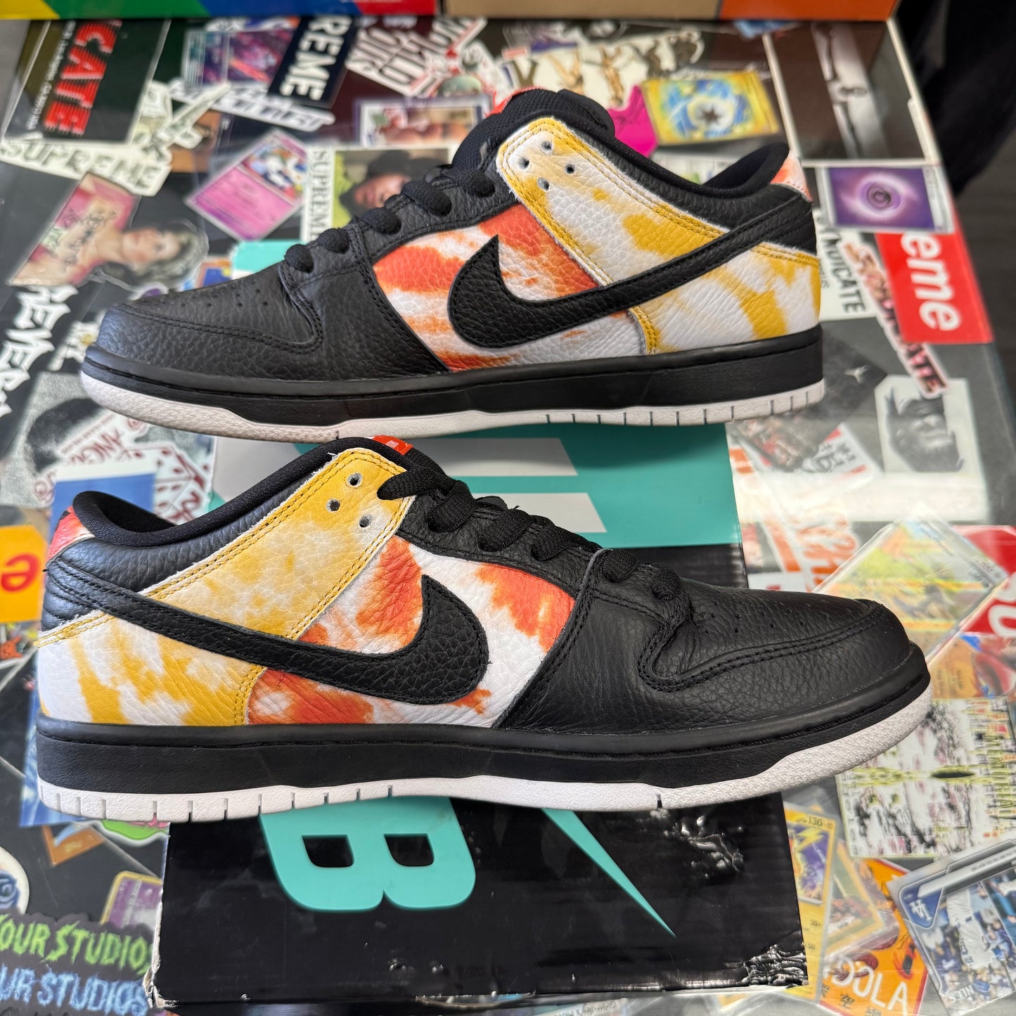 Nike SB Dunk Low Raygun Tie-Dye Black U9.5