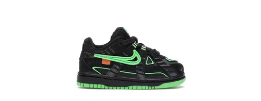 Nike Air Rubber Dunk Off-White Green Strike (TD)