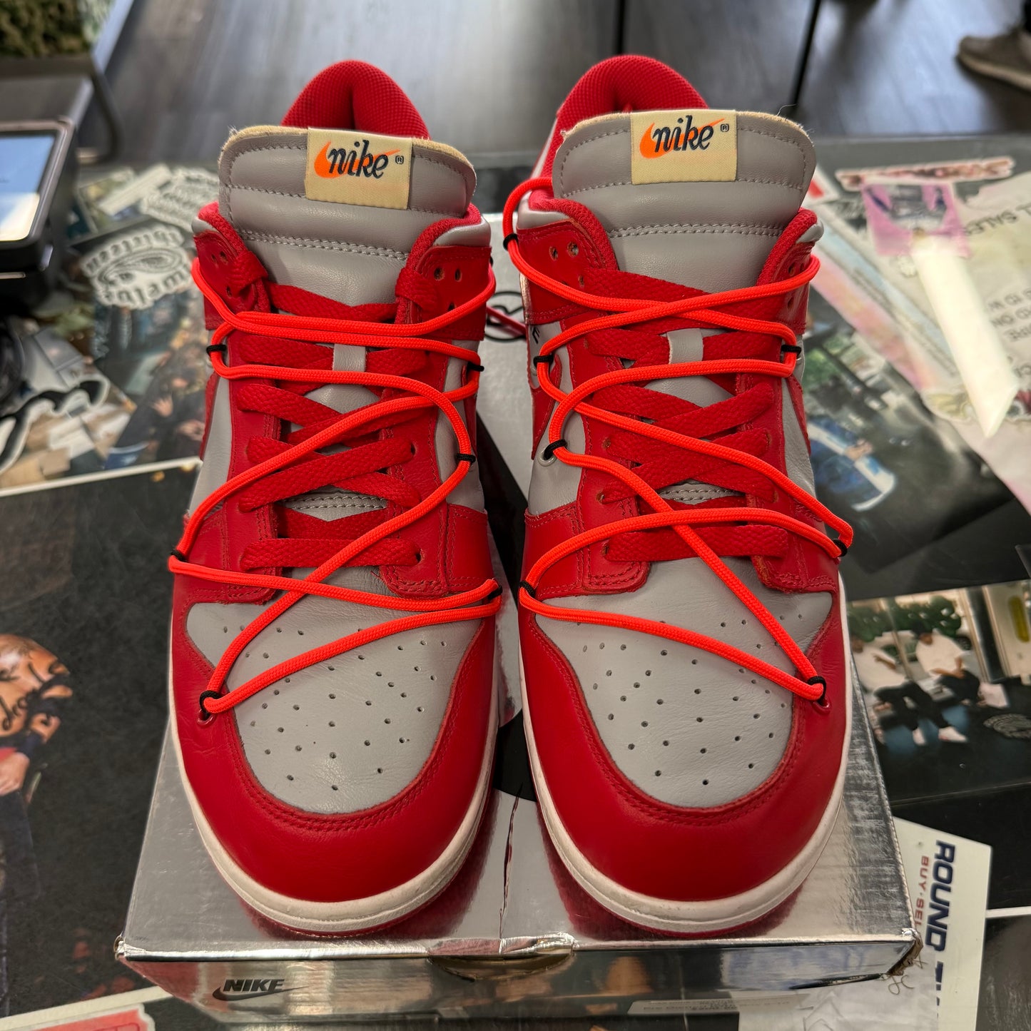 Nike Dunk Low Off-White University Red U10.5