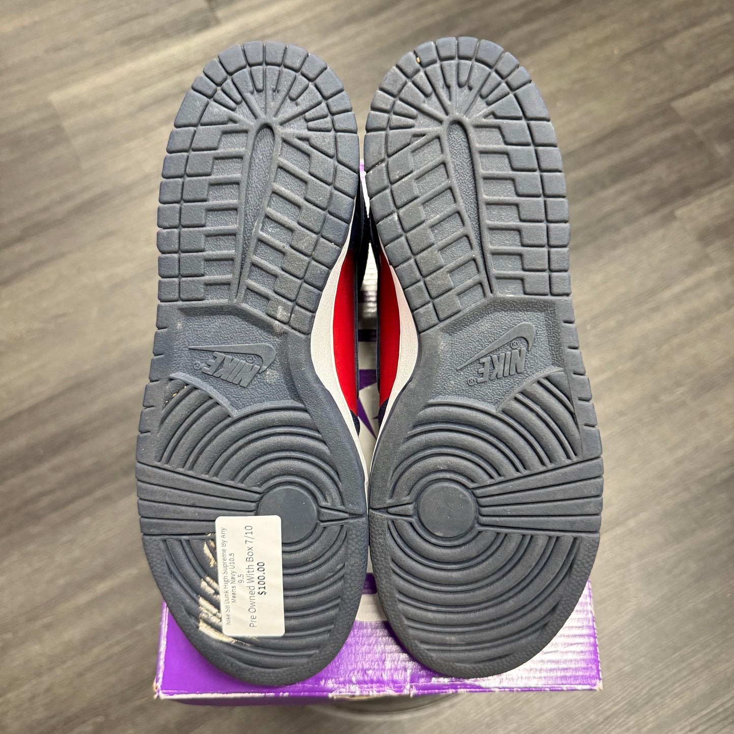 Nike SB Dunk High Supreme By Any Means Navy U10.5