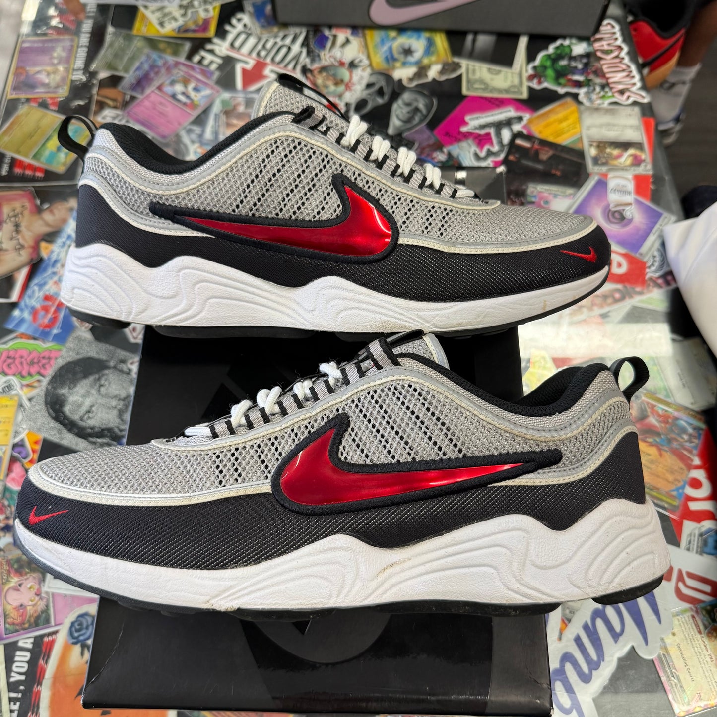 Nike Air Zoom Spiridon Og Black Sport Red U