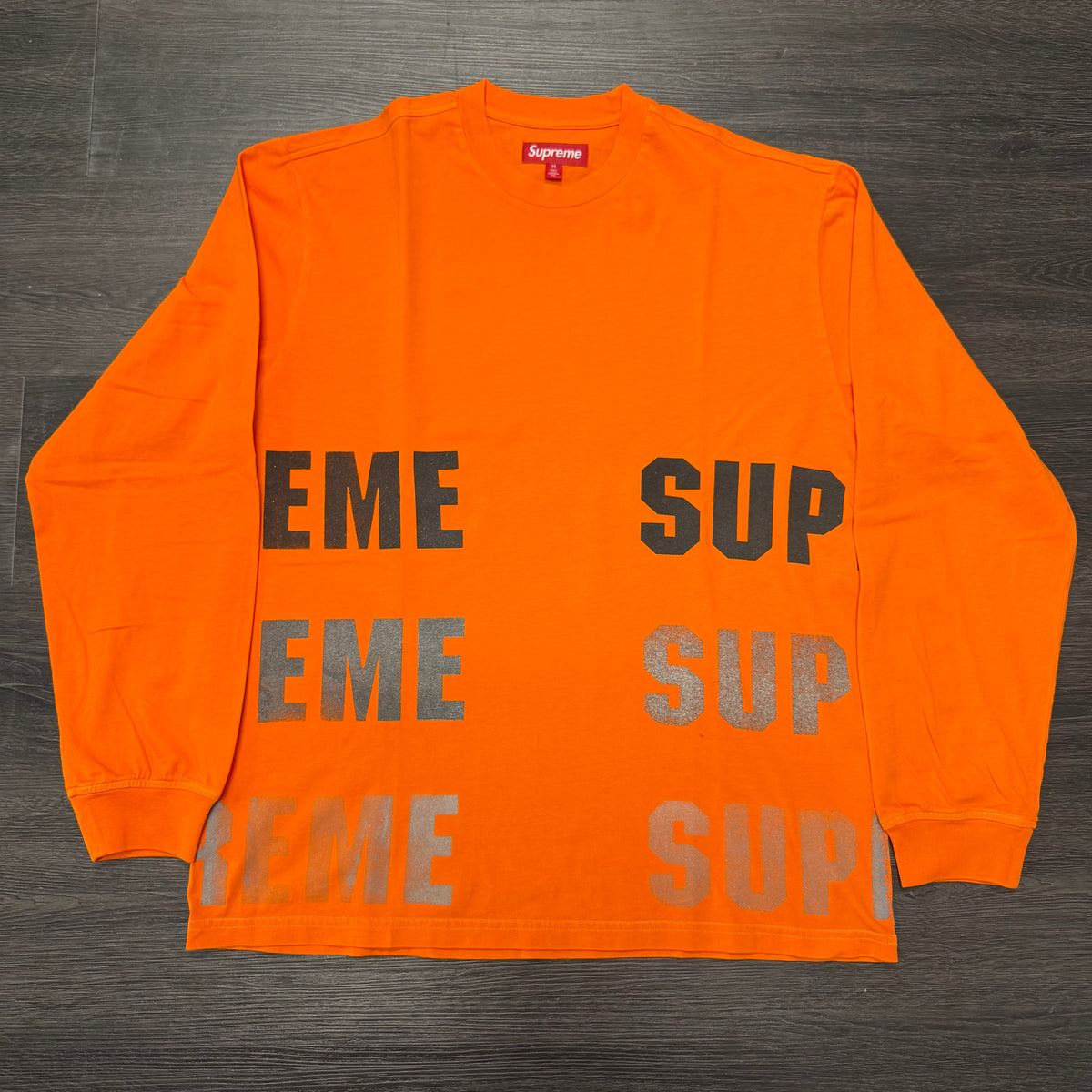 Supreme Reflective Longsleeve Orange
