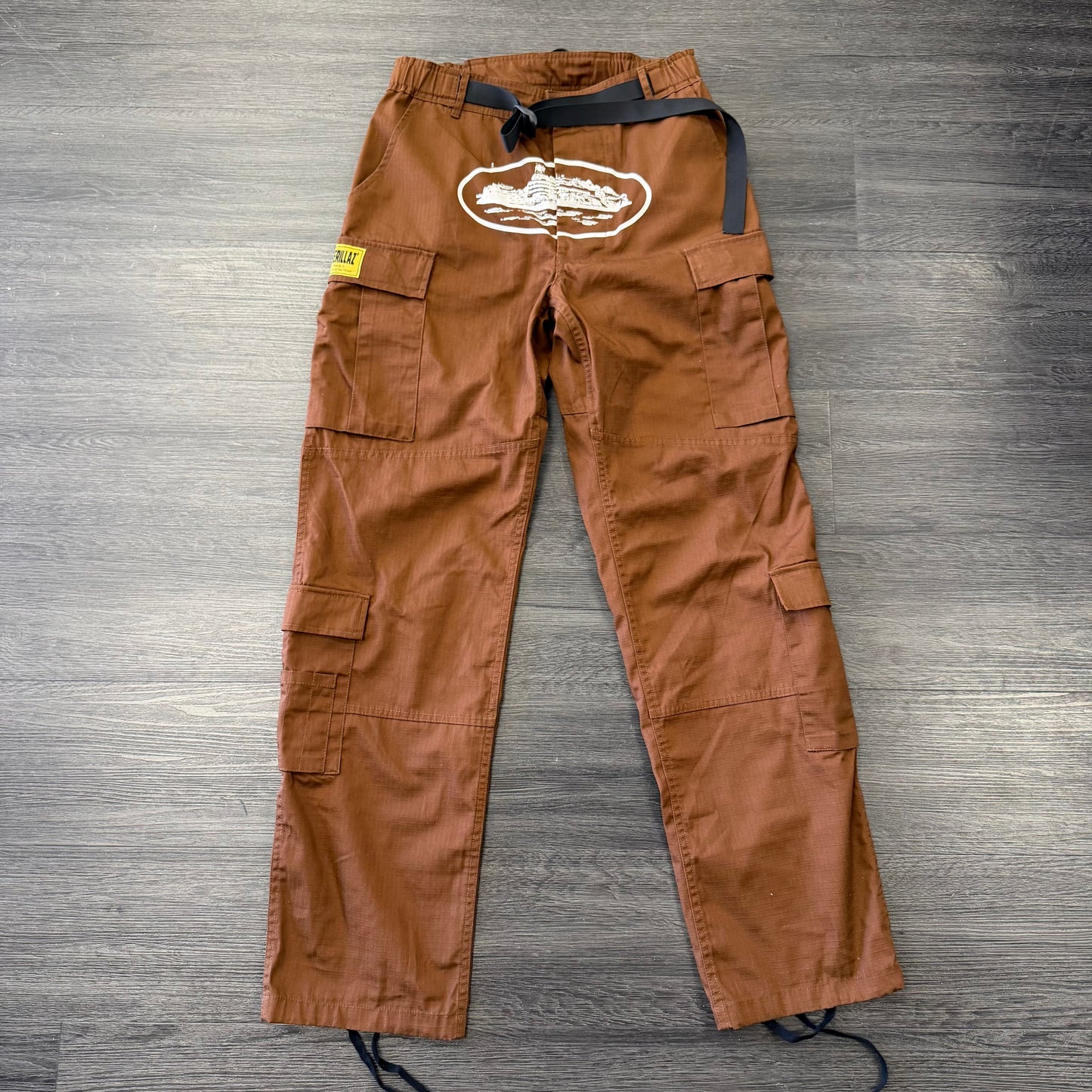 Corteiz Brown Cargo Pants