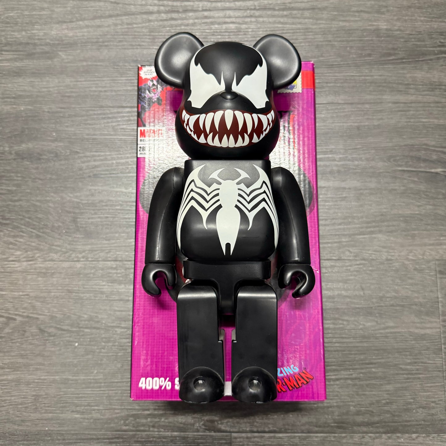 Bearbrick Venom 400% Black