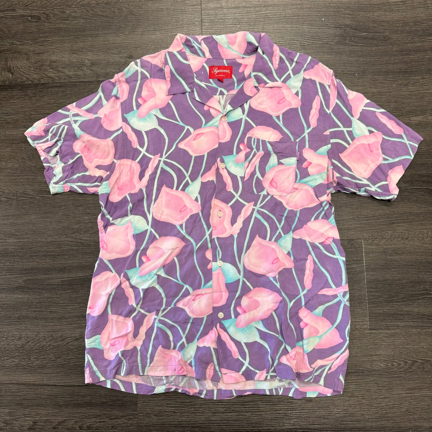 Supreme Rayon Shirt Flowers