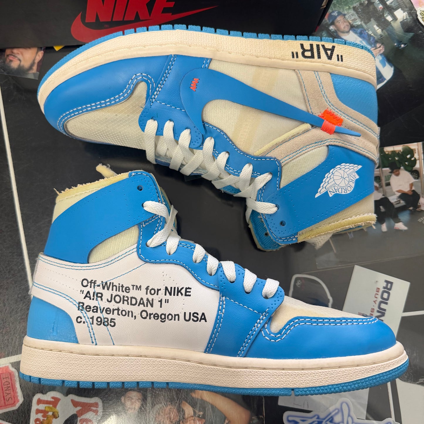 Jordan 1 Retro Off White University Blue U7