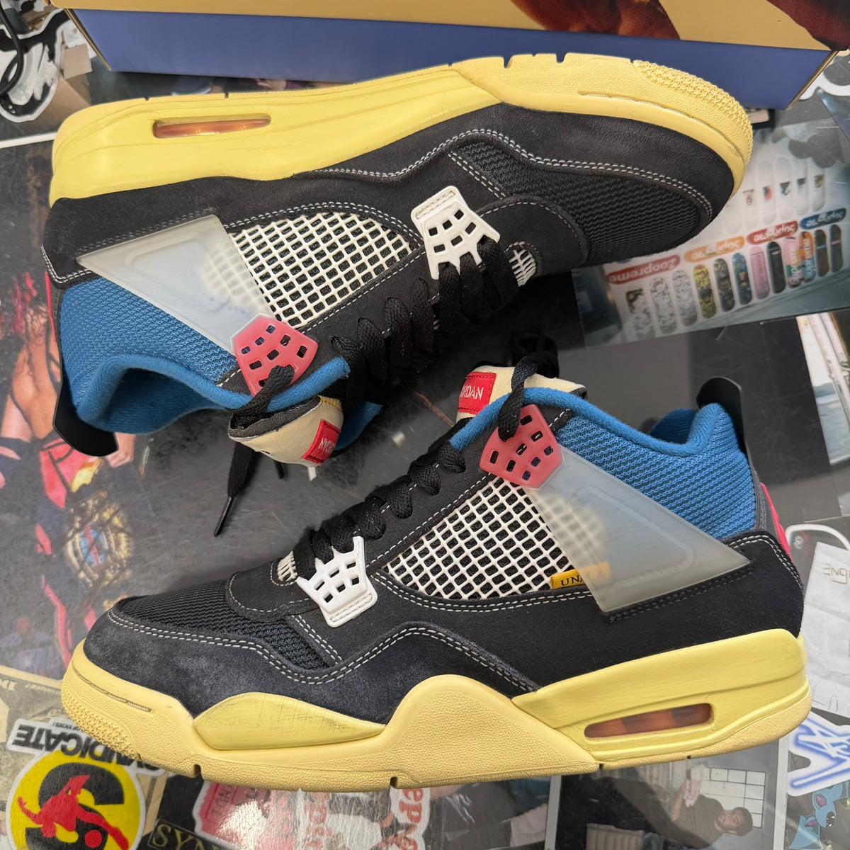 Jordan 4 Retro Union Off Noir U10