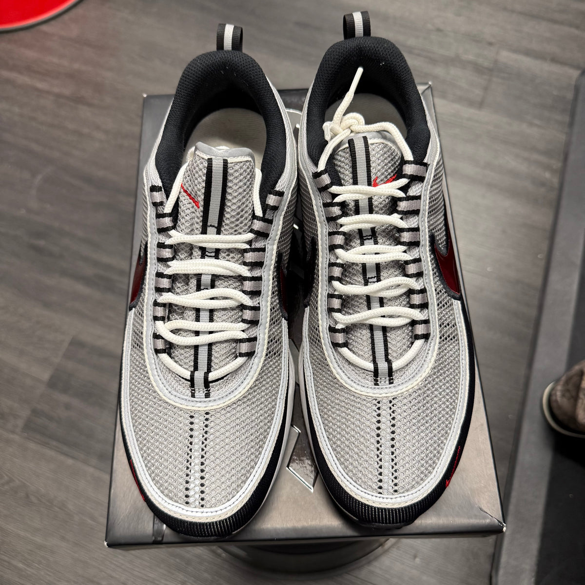 Nike Air Zoom Spiridon Og Black Sport Red U