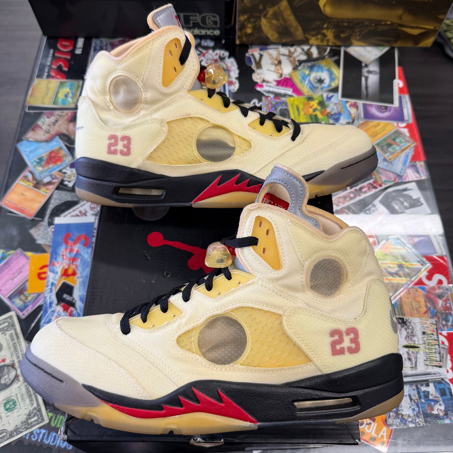Jordan 5 Retro Off White Sail U13