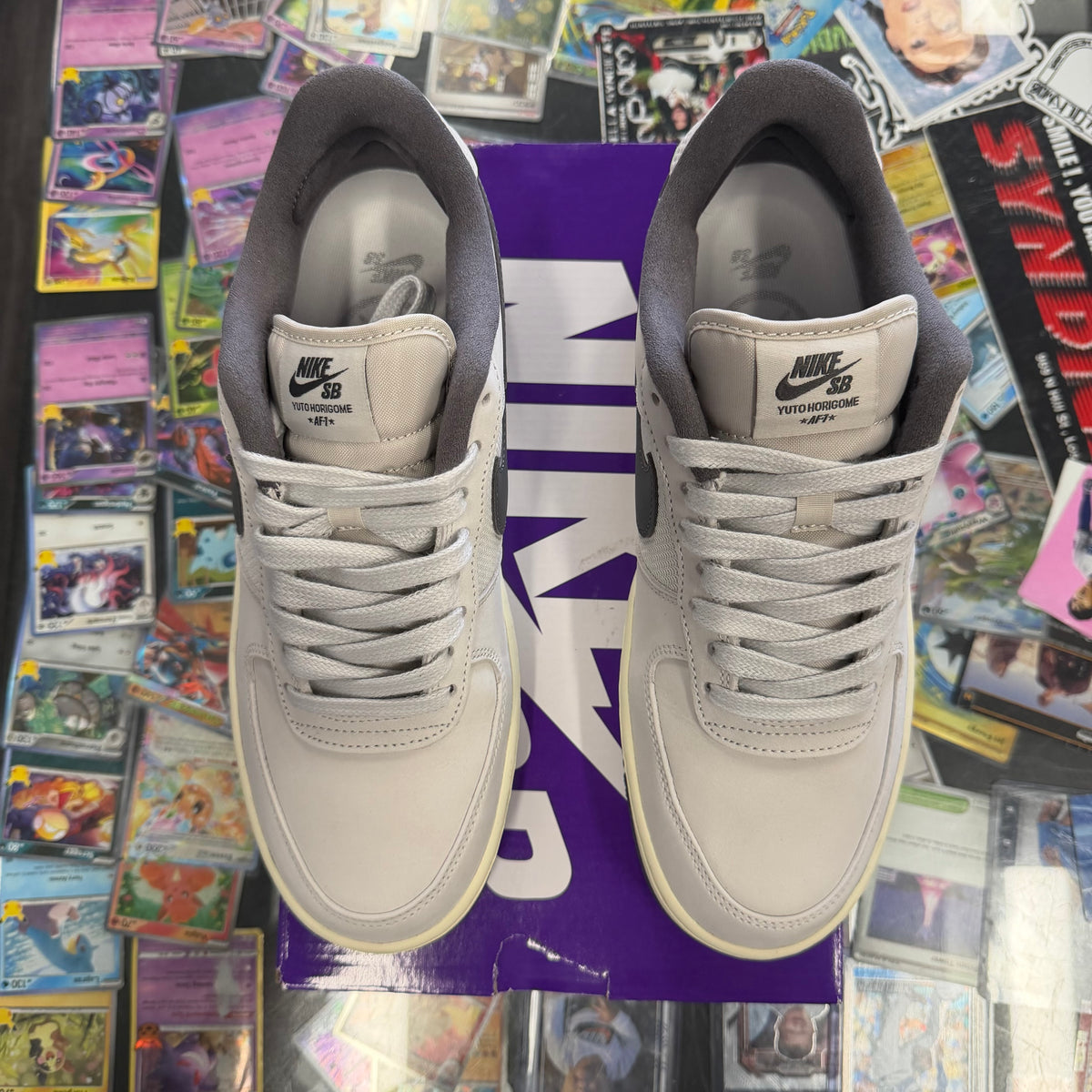 Nike SB Air Force 1 Low Yuto Horigome White Iron Grey U8.5