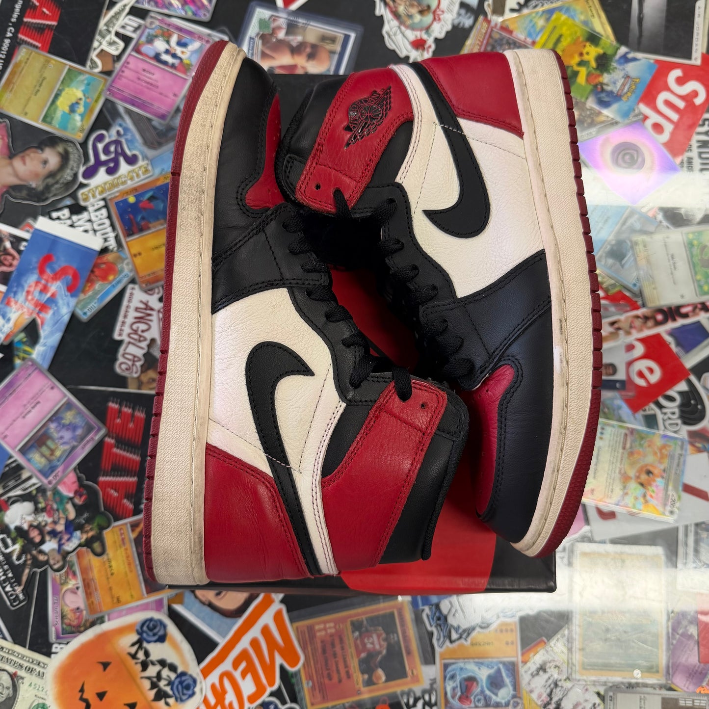 Jordan 1 Retro Bred Toe U8.5