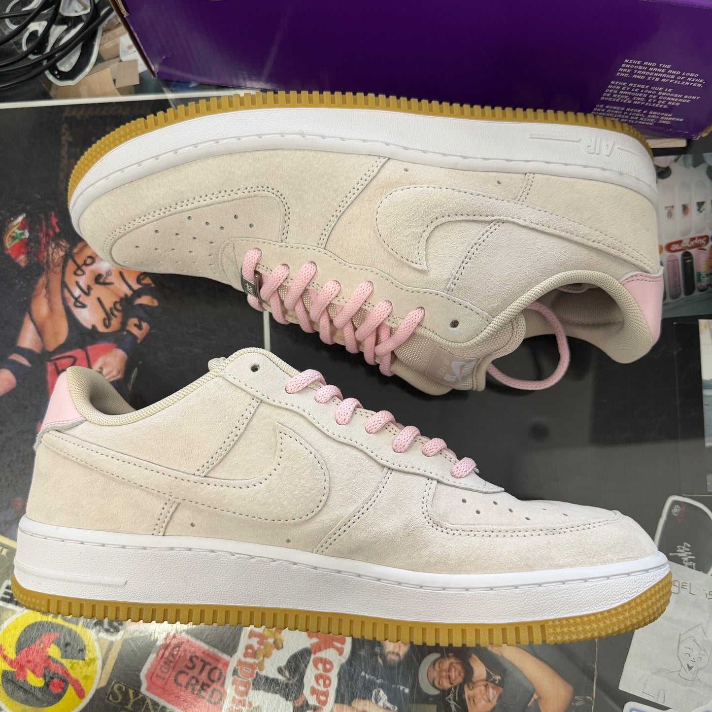 Nike Air Force 1 Low SB Light Orewood Brown Pink U11