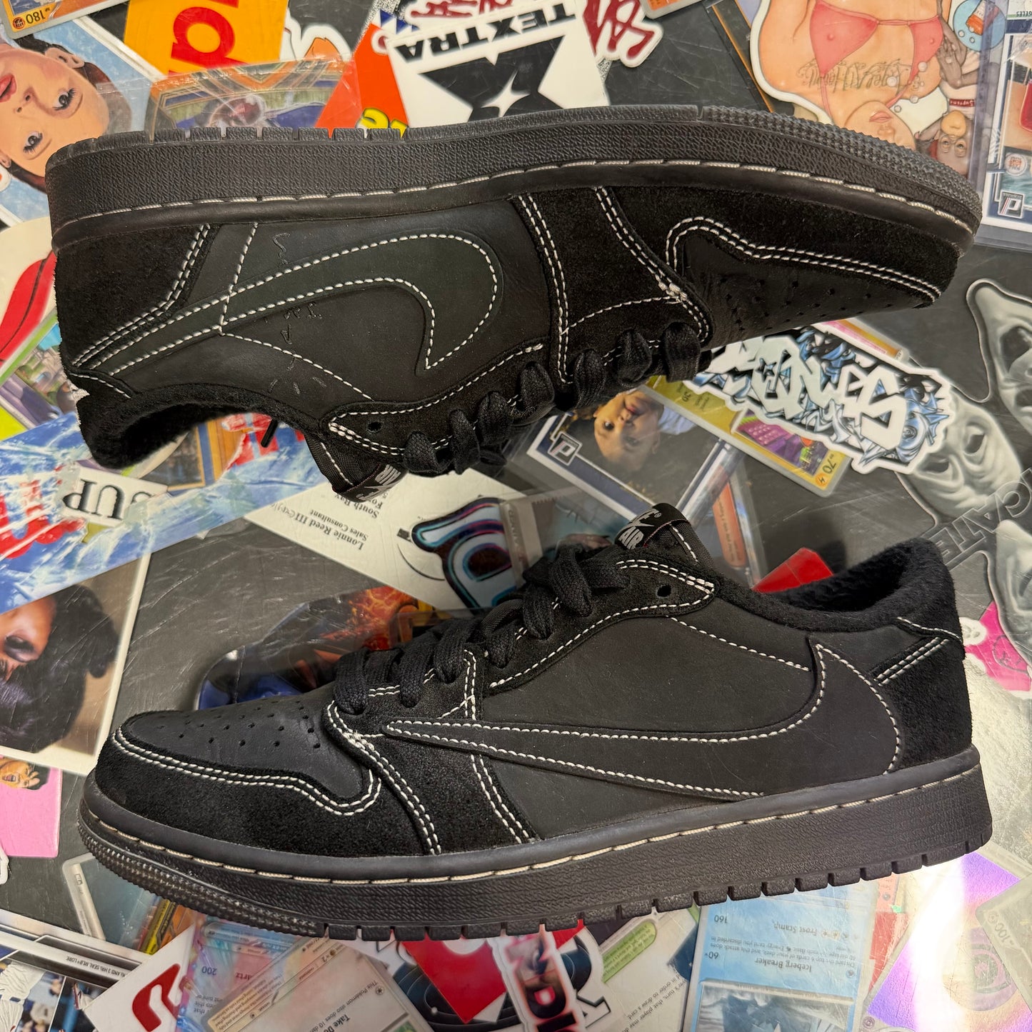 Jordan 1 Retro Low OG SP Travis Scott Black Phantom U7.5