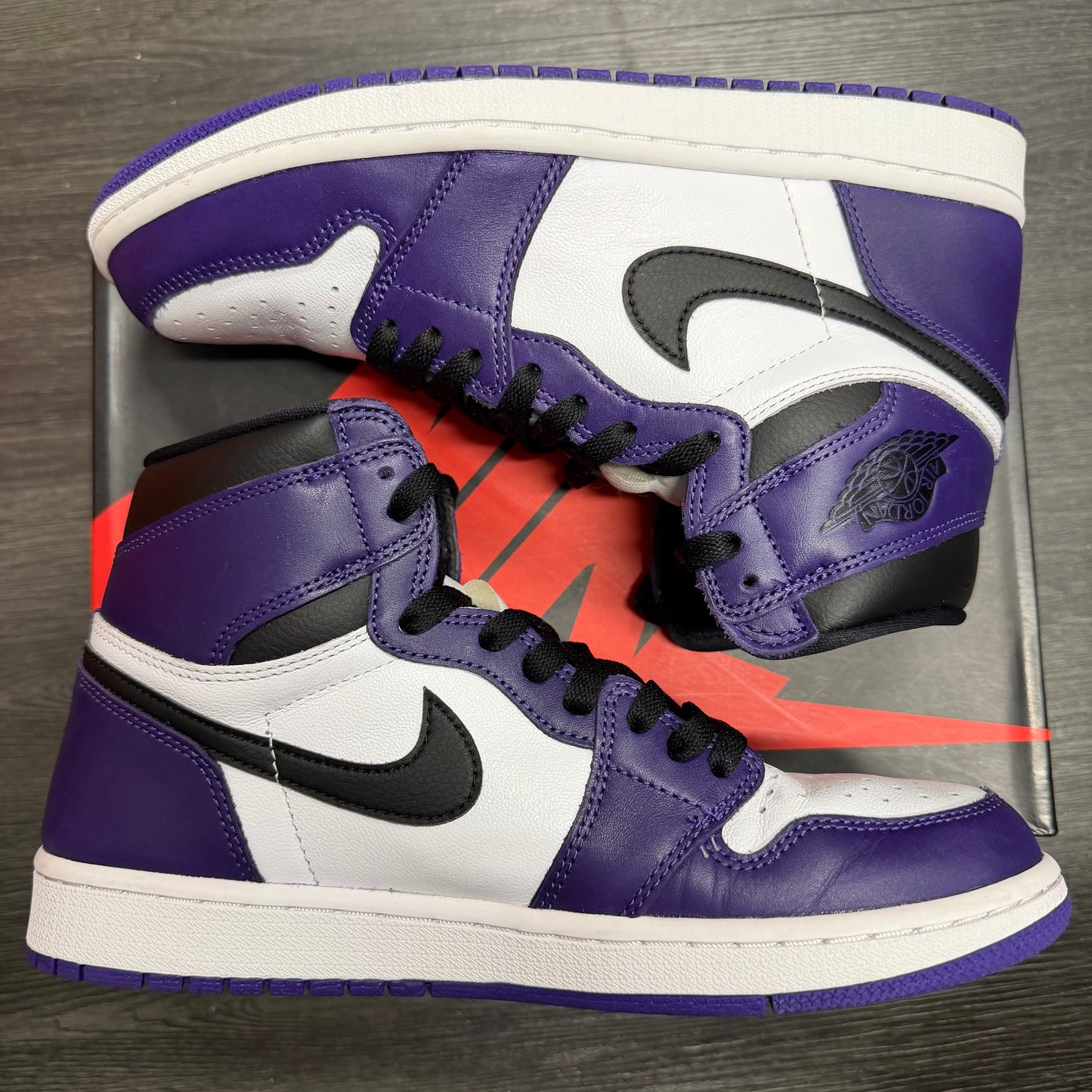 Jordan 1 Retro High Court Purple White U9