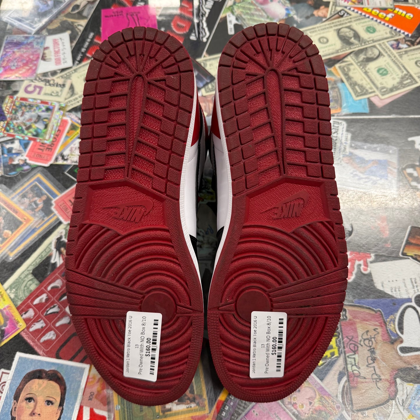 Jordan 1 Retro Black Toe 2016 U